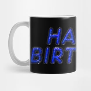 Happy Birthday - Blue Mug